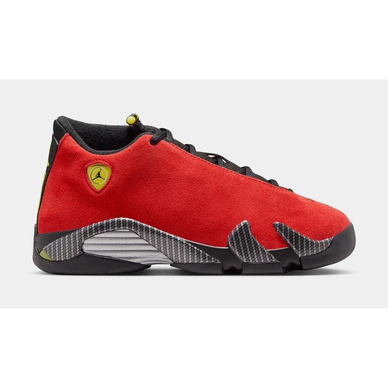 Air Jordan 14 Retro Challenge Red Grade School Lifestyle Shoes (Challenge Red/Black/Vibrant Yellow) Limit One Per Customer