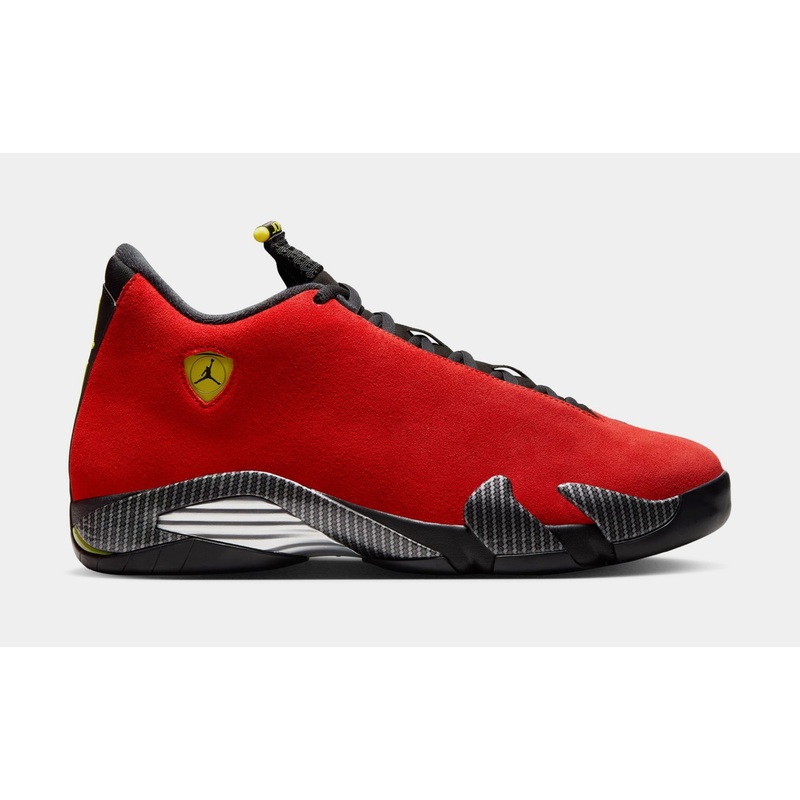 Air Jordan 14 Retro Challenge Red Mens Lifestyle Shoes (Challenge Red/Black/Vibrant Yellow) Limit One Per Customer