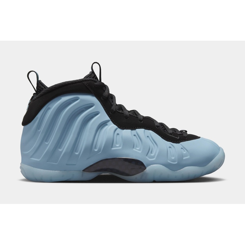Little Posite One Grade School Basketball Shoes (Psychic Blue/Black) Free Shipping