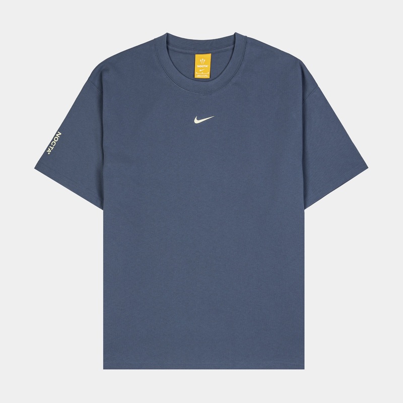 NOCTA NRG Mens Short Sleeve Shirt (Difused Blue/Citron Tint)