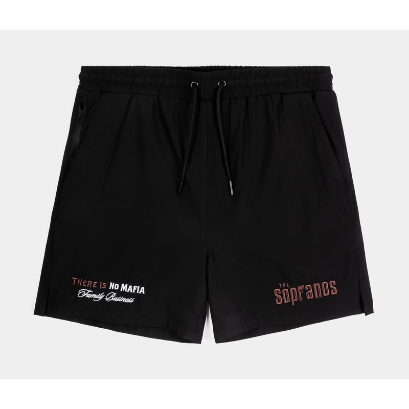SP x Sopranos No Mafia Hybrid Mens Short (Black/Red)