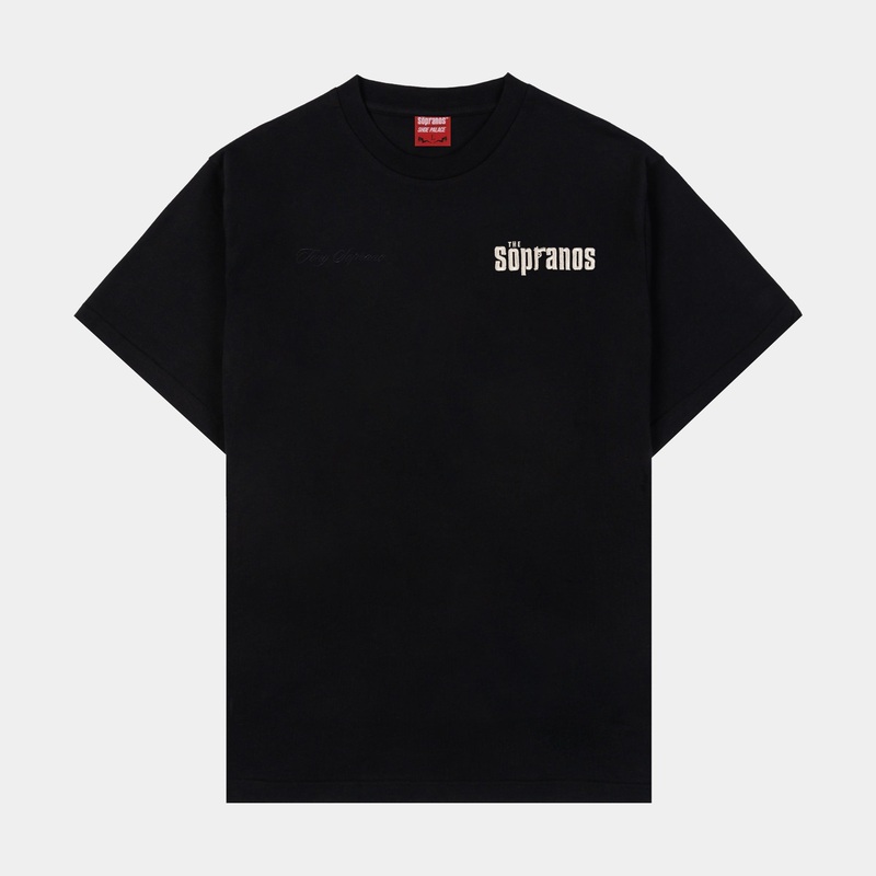 SP x Sopranos Tony Mens Short Sleeve Shirt (Black/Tan)