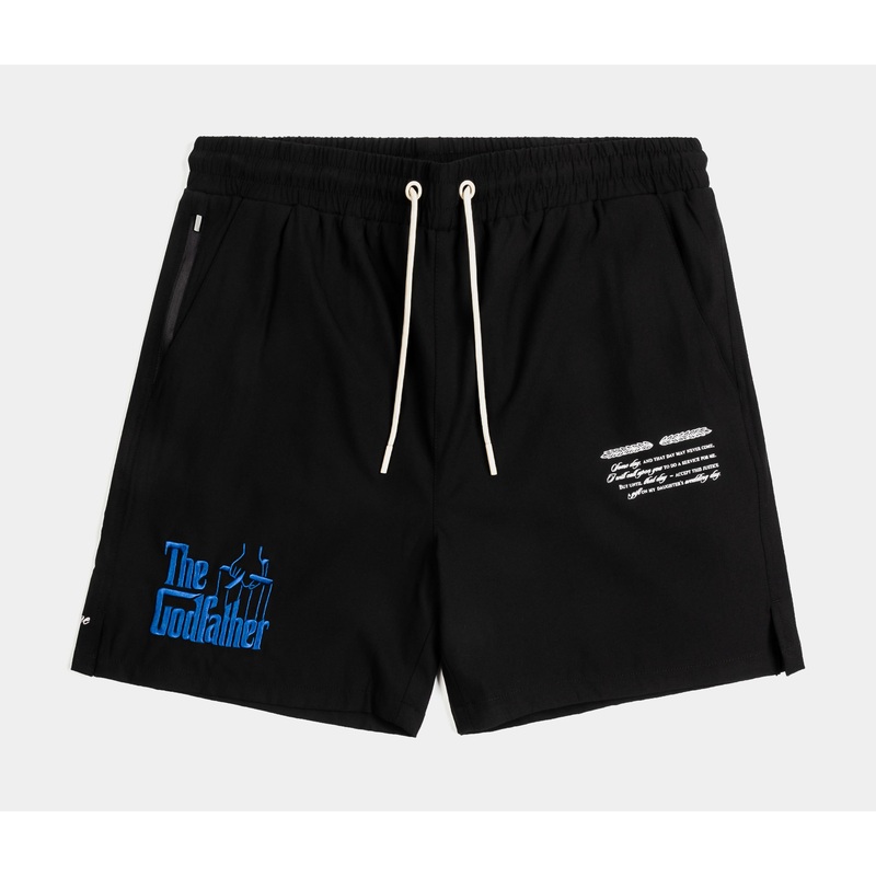 SP x The Godfather Don Corleone Hybrid Mens Shorts (Black/Blue)