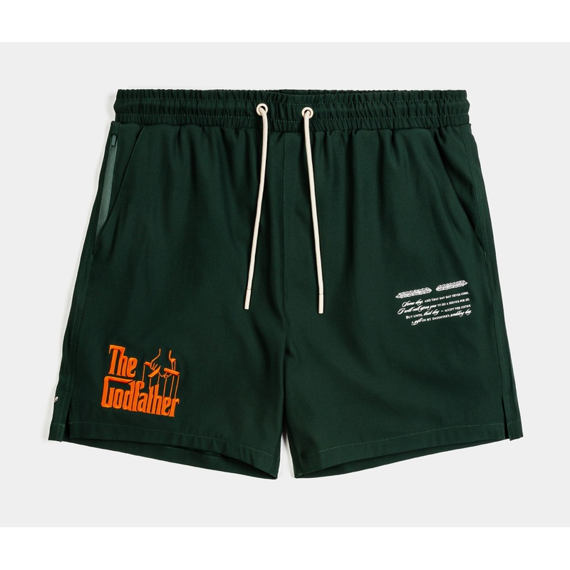 SP x The Godfather Don Corleone Hybrid Mens Shorts (Green/Orange)