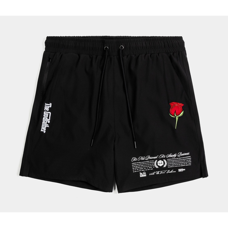 SP x The Godfather Strictly Business Hybrid Mens Shorts (Black/White)