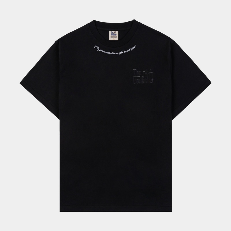 SP x The Godfather Strictly Business Mens Short Sleeve Shirt (Black/White)