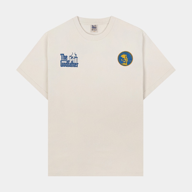 SP x The Godfather Vito Mens Short Sleeve Shirt (Cream/Blue)