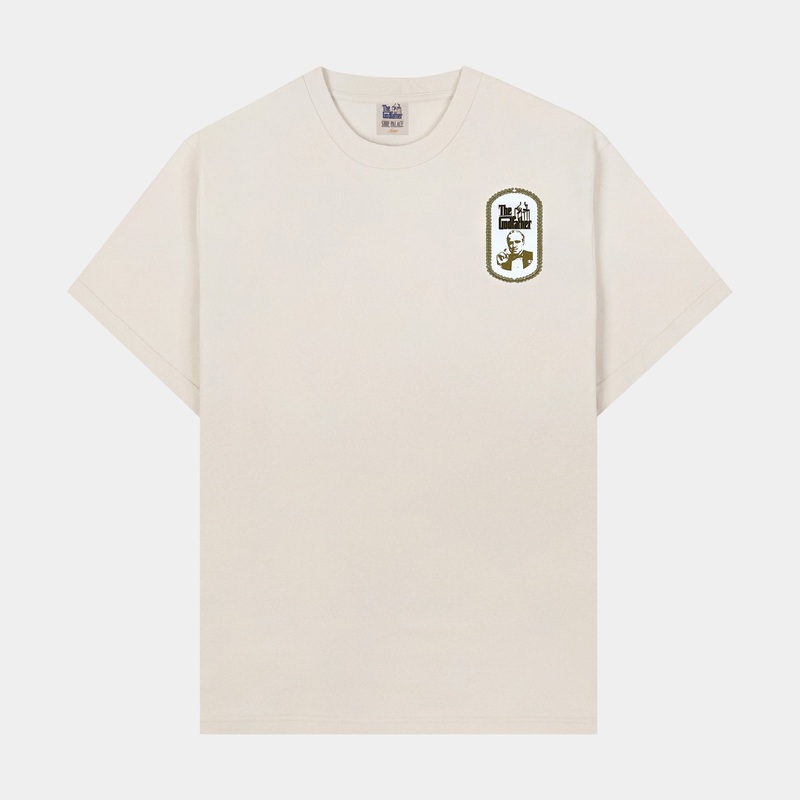 SP x The Godfather Vito Mens Short Sleeve Shirt (Cream/Green)