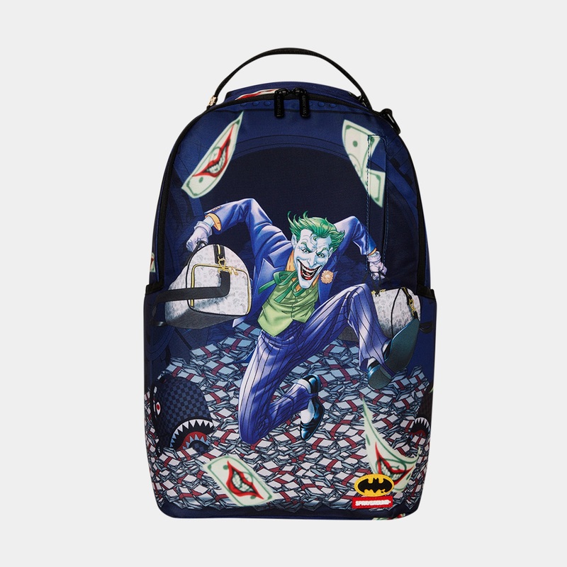 The Joker Money Mens Backpack (Black/Green)